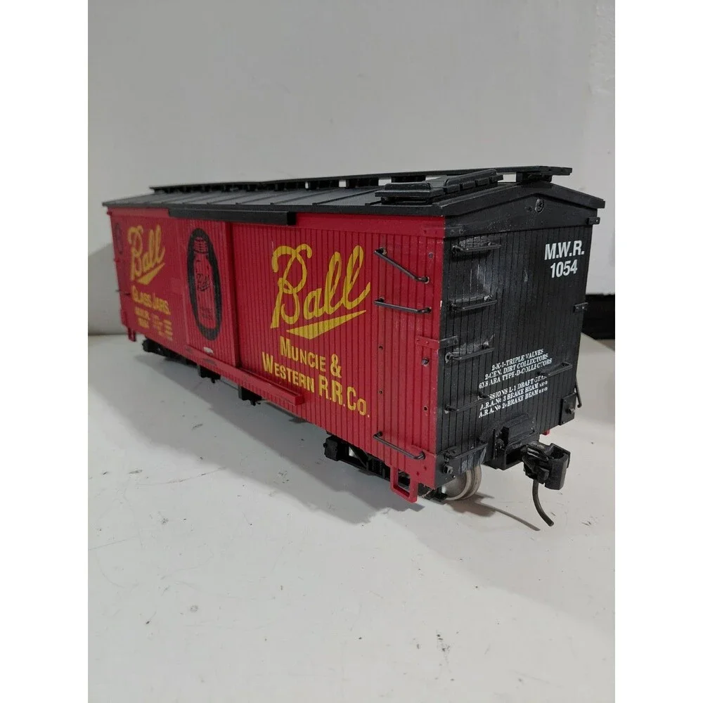 USA Trains 1054 G Gauge Model Railroad Muncie & Western Ball Jars Boxcar